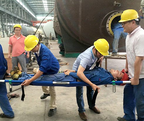 The Company Organized Occupational Health Emergency Rescue Safety Exercise